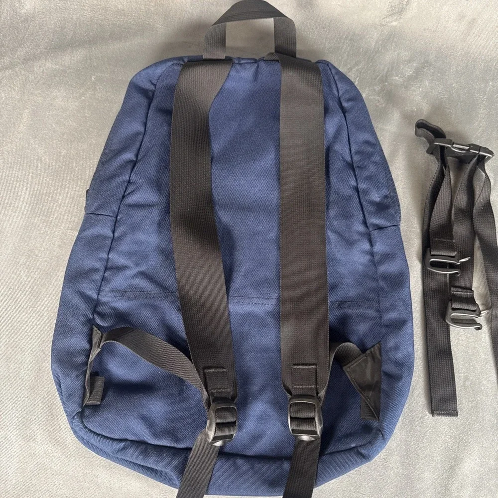 Tom Bihn Daylight Backpack Navy Blue Ballistic Nylon Made USA w Organizer Pouch